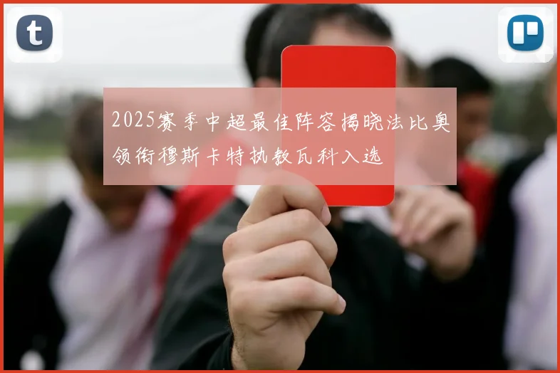 2025赛季中超最佳阵容揭晓法比奥领衔穆斯卡特执教瓦科入选
